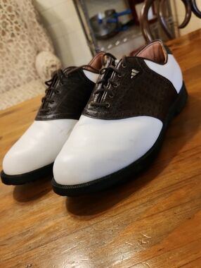 Adidas Leather Z-TraXion Saddle Golf Shoes